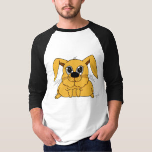 Cute Fat Bunny Mens Raglan T-Shirt