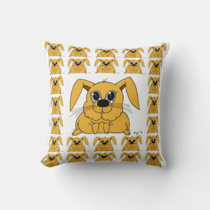 Cute Fat Bunny Pillow