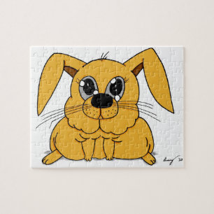 Cute Fat Bunny Puzzle