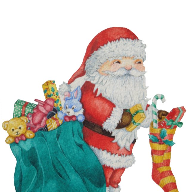 Cute father christmas with sack and gifts festive tie (Creator Uploaded)
