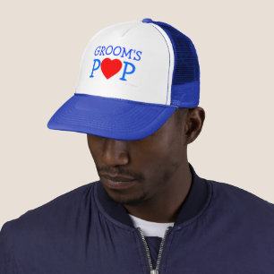Cute Father of The Groom Love Heart Rehearsal Hat