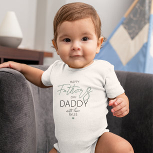 Cute Fathers Day Baby Bodysuit