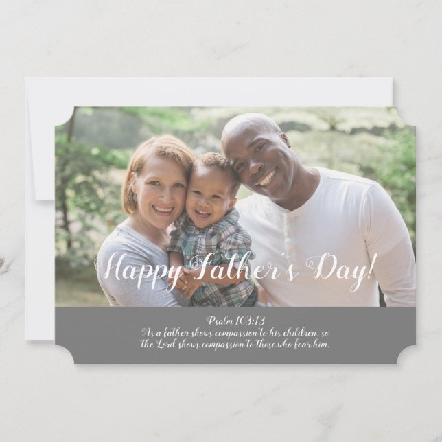 Cute Father's Day Holiday Card (Front)