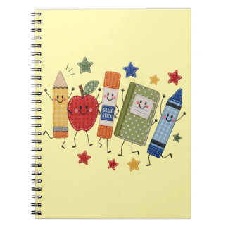 Cute Faux Patch Back To School Cute Supplies Gift Notebook