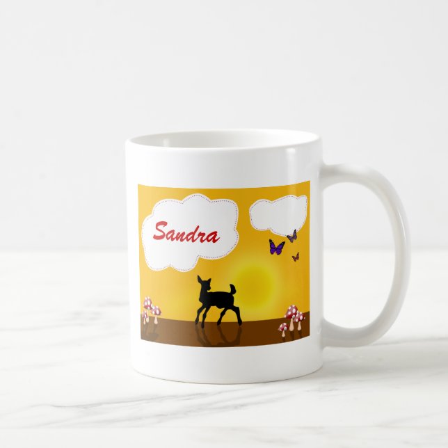 Cute Fawn Illustration - Mug (Right)