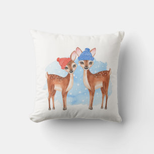 Cute fawns cushion