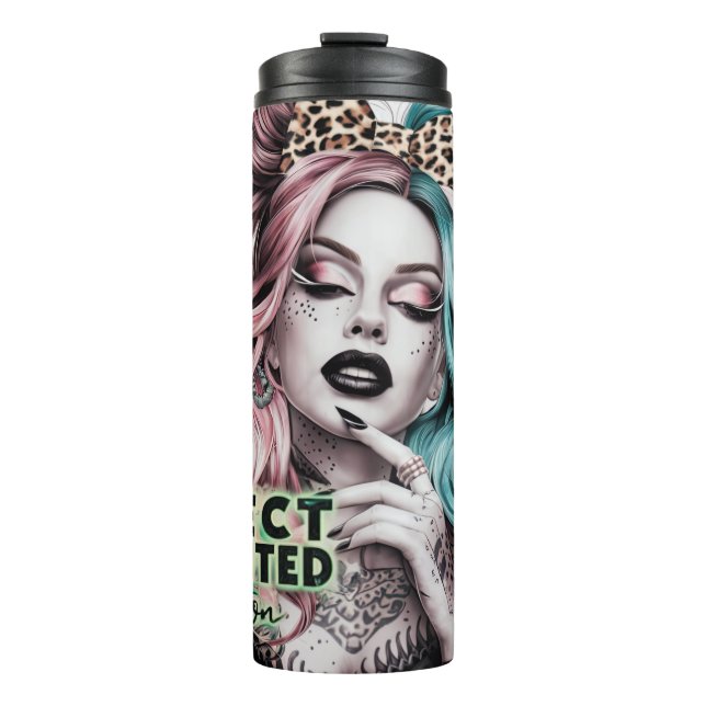 Cute Female Daily Affirmations Thermal Tumbler (Front)