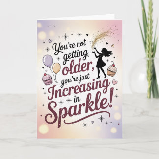 Cute Feminine Birthday Card for Women