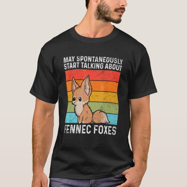 Cute Fennec Fox For A Fennec Fox Fan T-Shirt (Front)