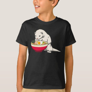 Cute Ferret and Ramen T-Shirt