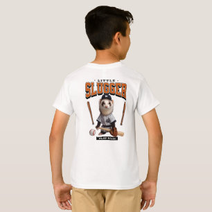 Cute Ferret Dressed as Basball Player T-Shirt