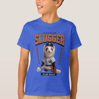 Cute Ferret Dressed as Basball Player
