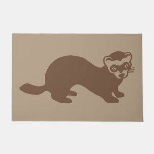 Cute Ferret Graphic Doormat