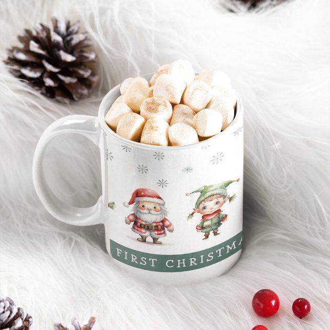 Cute Festive Kids 1st Christmas Coffee Mug (Creator Uploaded)