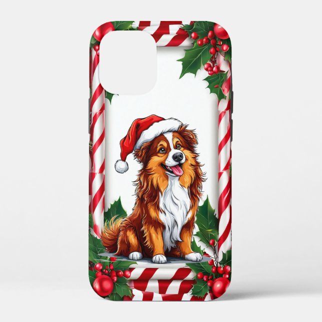 ❄️🐶 Cute Festive Puppy Christmas Magic Cosy 🎄✨🎁 Case-Mate iPhone Case (Back)
