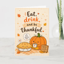 Cute Festive Thanksgiving Greeting