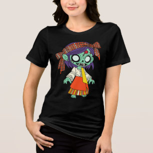 Cute Filipino Zombie Tri-Blend Shirt