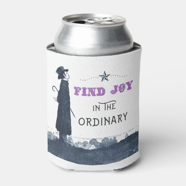 Cute Find Joy in the Ordinary Can Cooler (Can Front)