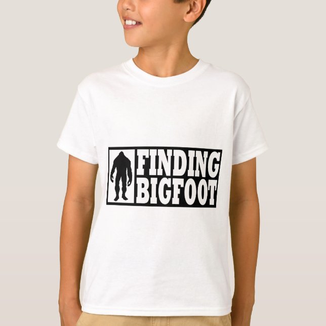 Cute FINDING BIGFOOT Logo Shirt - *BOBO* Edition (Front)
