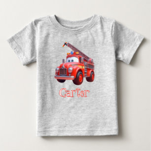 Cute fire truck baby T-Shirt