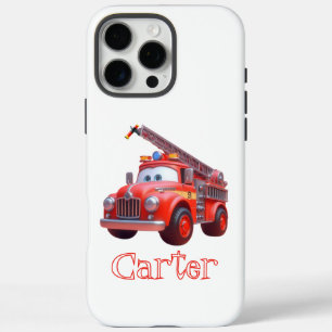 Cute fire truck iPhone 16 pro max case