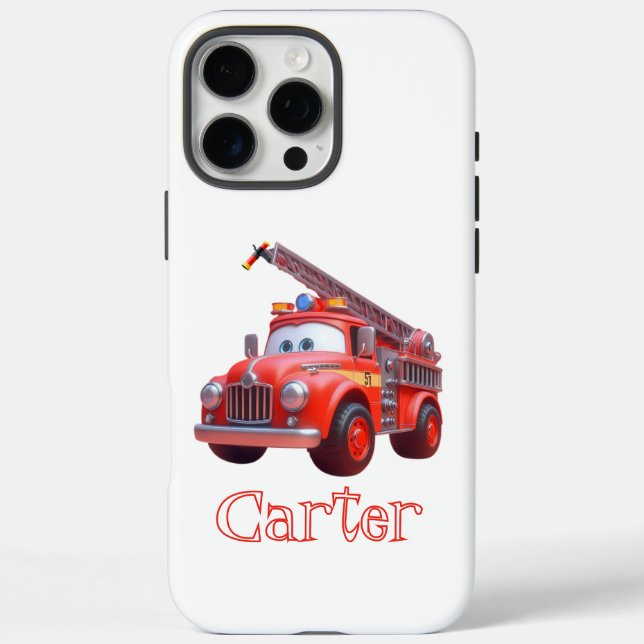 Cute fire truck Case-Mate iPhone case (Back)