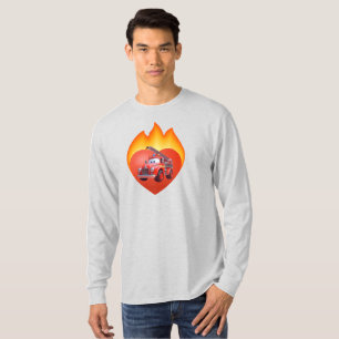 Cute fire truck Valentine's day T-Shirt
