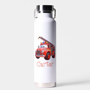 Cute fire truck water bottle