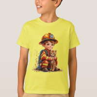 👨‍🚒🐱 Cute Fireman & Kitten Rescue Kids Gift 🚒✨