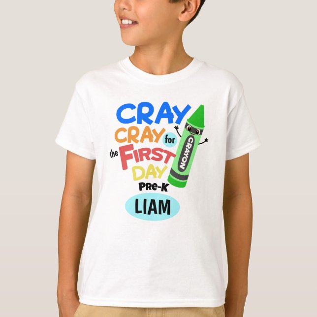Cute First Day of Pre-K T-Shirt (Front)
