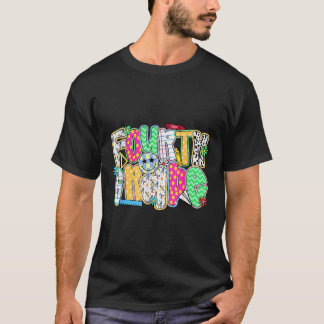 Cute First Day Of School Preppy Fourth Grade Back  T-Shirt