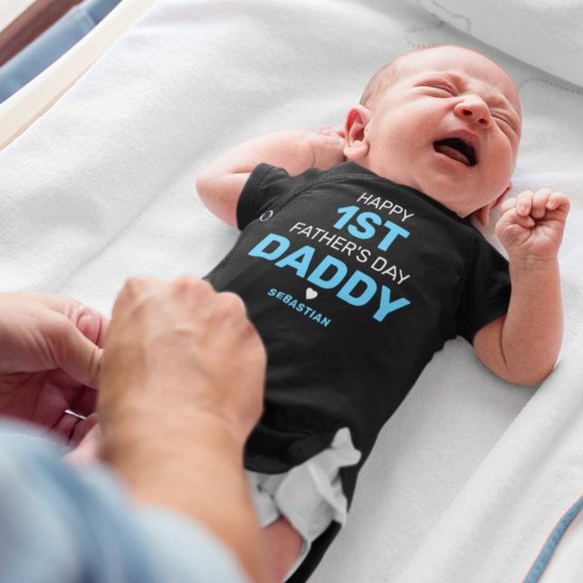 Cute first Father's Day Baby Bodysuit (Creator Uploaded)