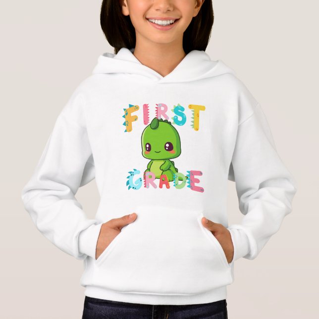 Cute First GRADE Dinosaur Squad School boys kids (Front)