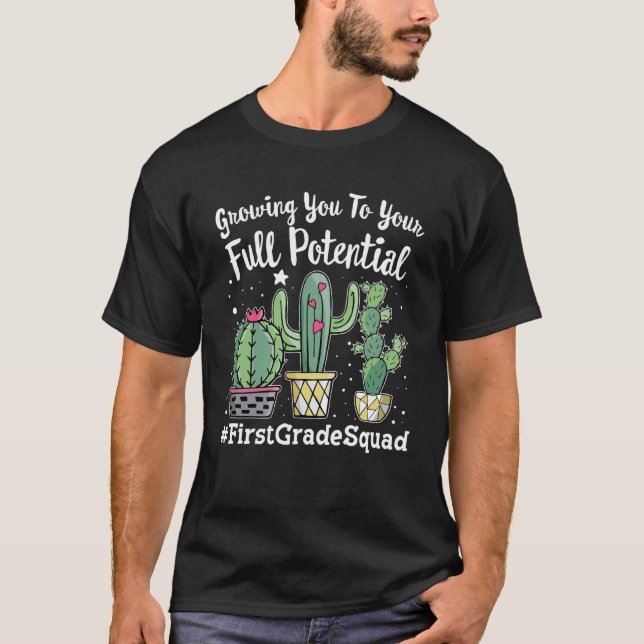 Cute First Grade Squad Squad Appreciation Week bac T-Shirt (Front)