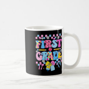 Cute First Grade Teacher 1st Grade Boys Girls Back Coffee Mug