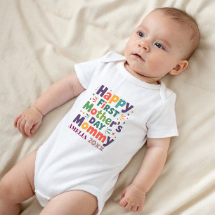 Cute First Mother's Day Baby mummy  Bodysuit