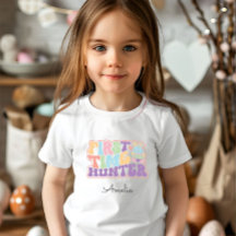 Cute First Time Hunter Easter Egg Hunt