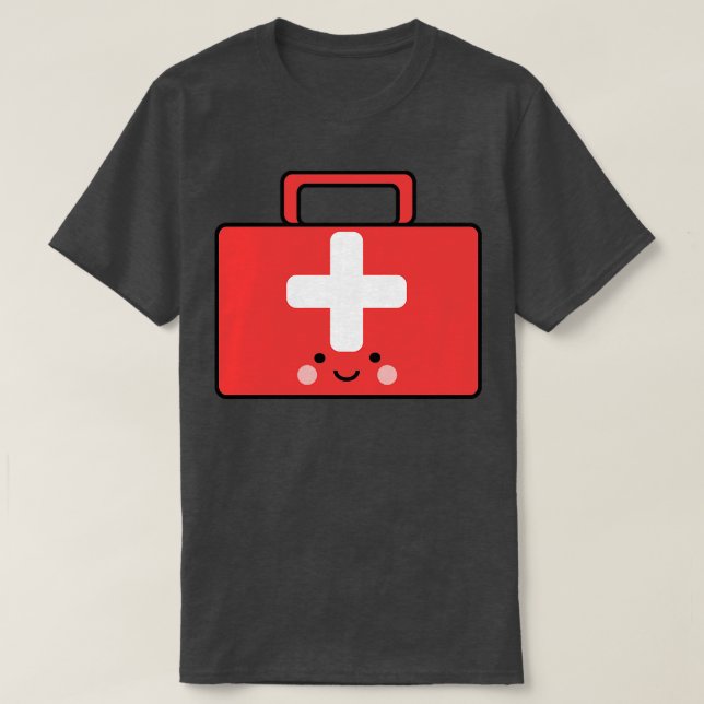Cute Firstaid box Mug T-Shirt (Design Front)