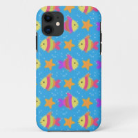 Cute Fish And Starfish Pattern