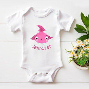 Cute fish baby bodysuit