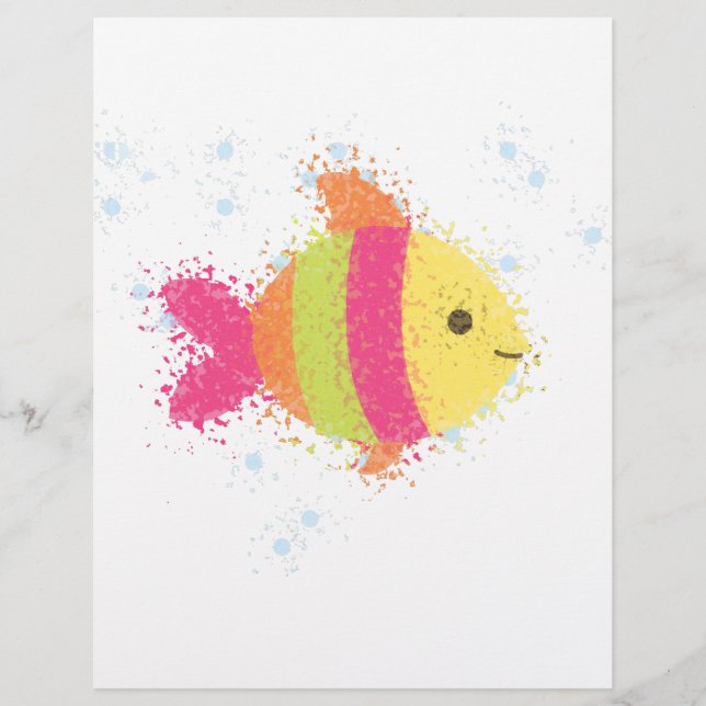 Cute Fish Cartoon (Front)