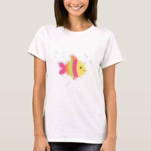 Cute Fish Cartoon T-Shirt