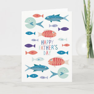 Cute Fish Happy Father's Day Card