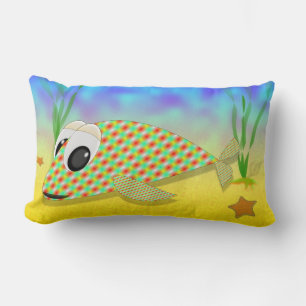 Cute Fish Lumbar Cushion