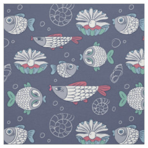 Cute Fish Pattern fabric