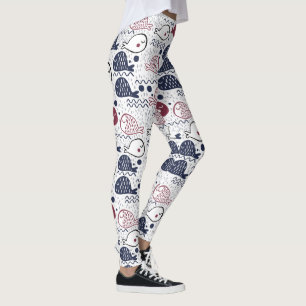 Cute Fish Pattern leggings