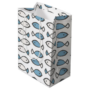 Cute Fish Pattern Medium Gift Bag
