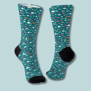 Cute fish pattern socks