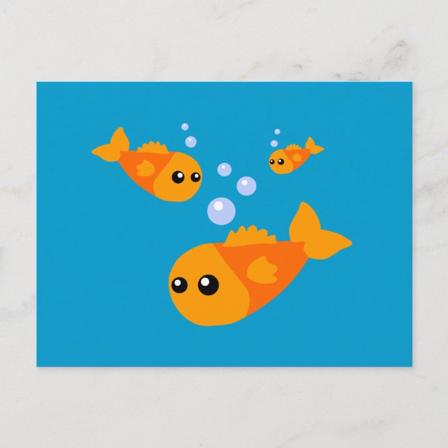 Cute Fish Postcard (Front)