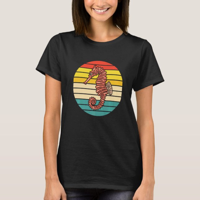 Cute Fish Seahorse T-Shirt (Front)